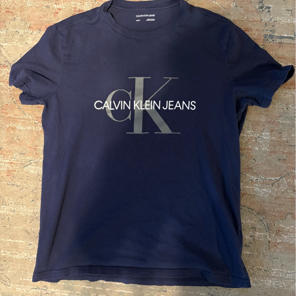 Calvin Klein Dark Blue Logo Tee